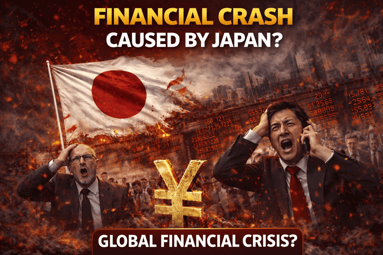 Is a global financial crash imminent, originating in Japan?