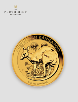 1 Unze Gold Nugget Känguru – Perth Mint
