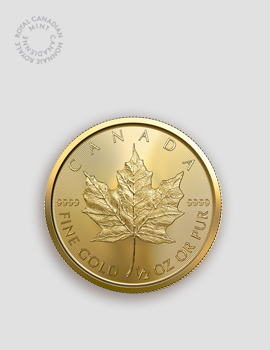 1/2 Unze Gold Maple Leaf – Royal Canadian Mint