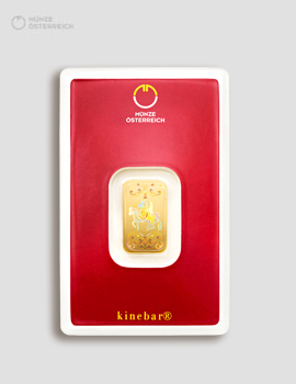 5g Goldbarren Kinebar – Münze Österreich
