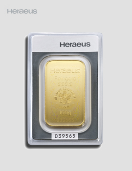 100g Goldbarren Prägebarren – Heraeus