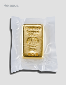 250g Goldbarren Gussbarren – Heraeus