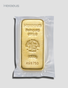 1000g Goldbarren Gussbarren – Heraeus