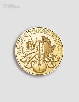 1/2 Unze Gold Wiener Philharmoniker – Münze Österreich