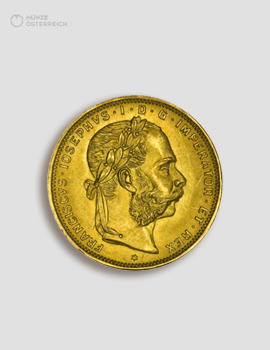 8 Gulden Gold – Münze Österreich