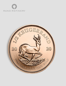 1/2 Unze Gold Krugerrand – South African Mint