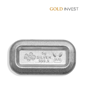 PEZ Spring Bunny Silber 5 × 1 Unze – Perth Mint