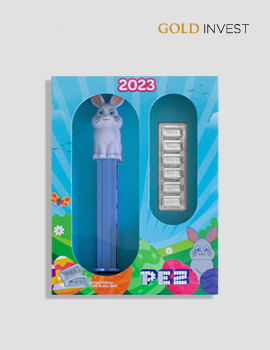 PEZ Spring Bunny Silber 5 × 1 Unze – Perth Mint