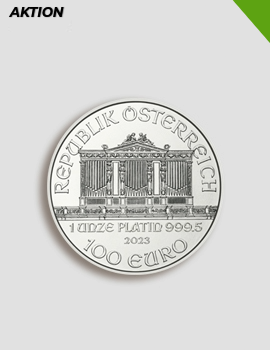 1 Unze Platin Wiener Philharmoniker – Münze Österreich